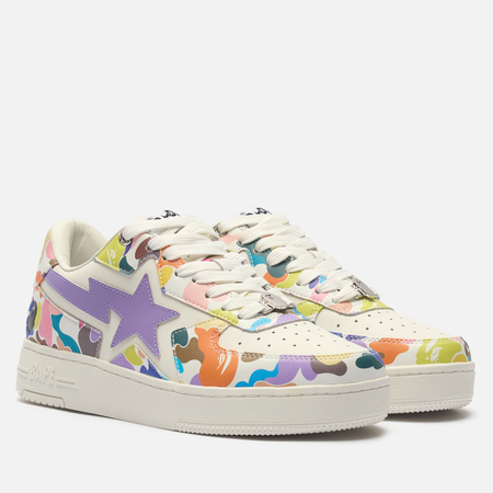 Мужские кроссовки A Bathing Ape BAPE STA Icon #2, цвет белый