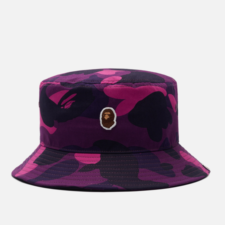 Панама A Bathing Ape Color Camo, цвет фиолетовый