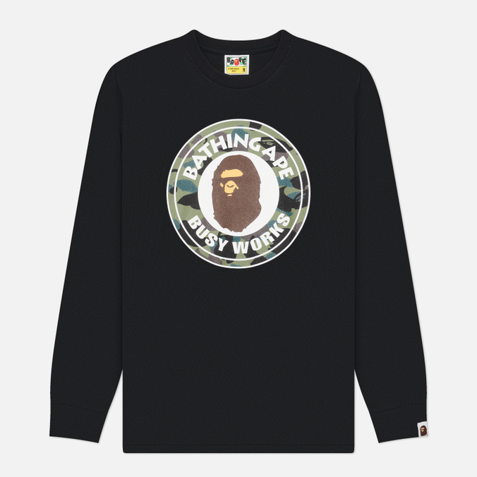 Мужской лонгслив A Bathing Ape 1st Camo Busy Works