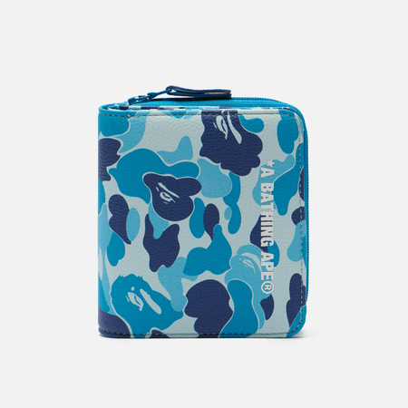 Кошелек A Bathing Ape ABC Camo Mini, цвет голубой