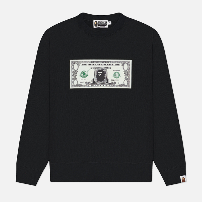 Мужская толстовка A Bathing Ape Banknote Relaxed Fit Crewneck