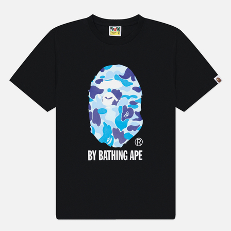 Мужская футболка A Bathing Ape ABC Camo By Bathing Ape, цвет чёрный