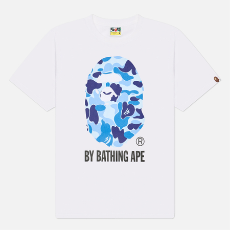 Мужская футболка A Bathing Ape ABC Camo By Bathing Ape, цвет белый