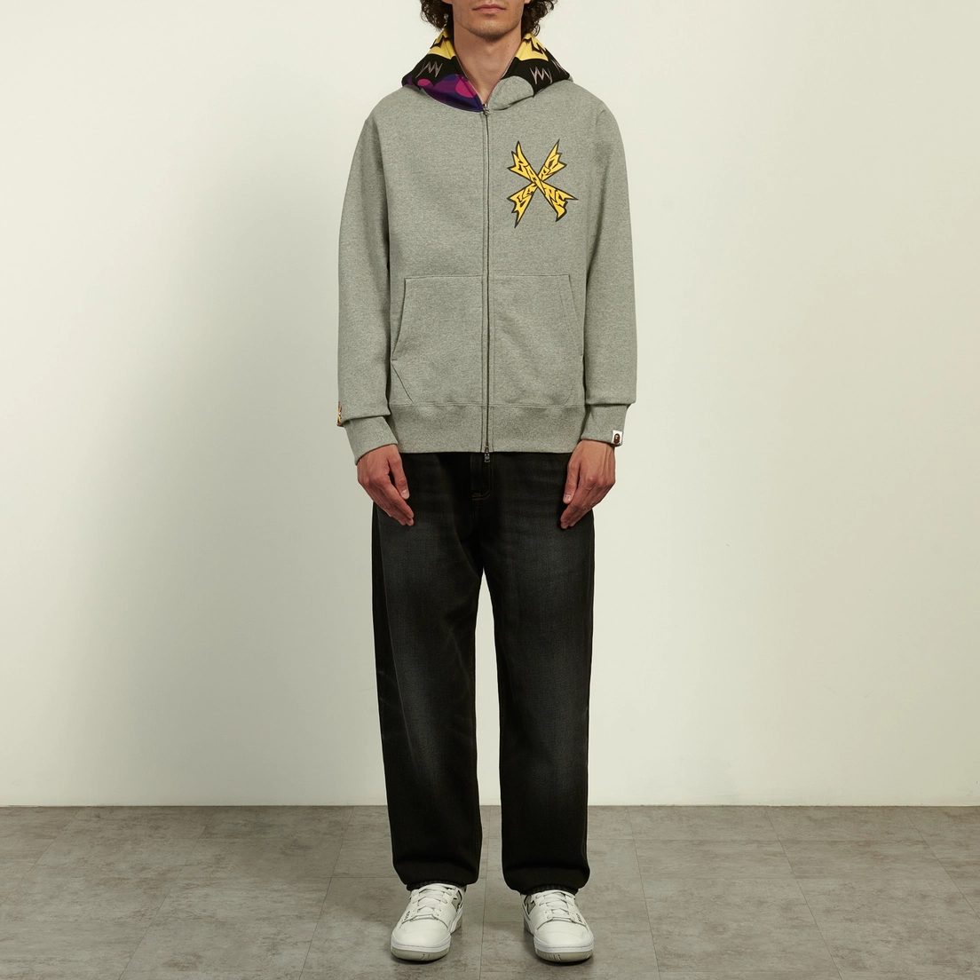 Мужская толстовка A Bathing Ape Bapeman-X Full Zip Hoodie