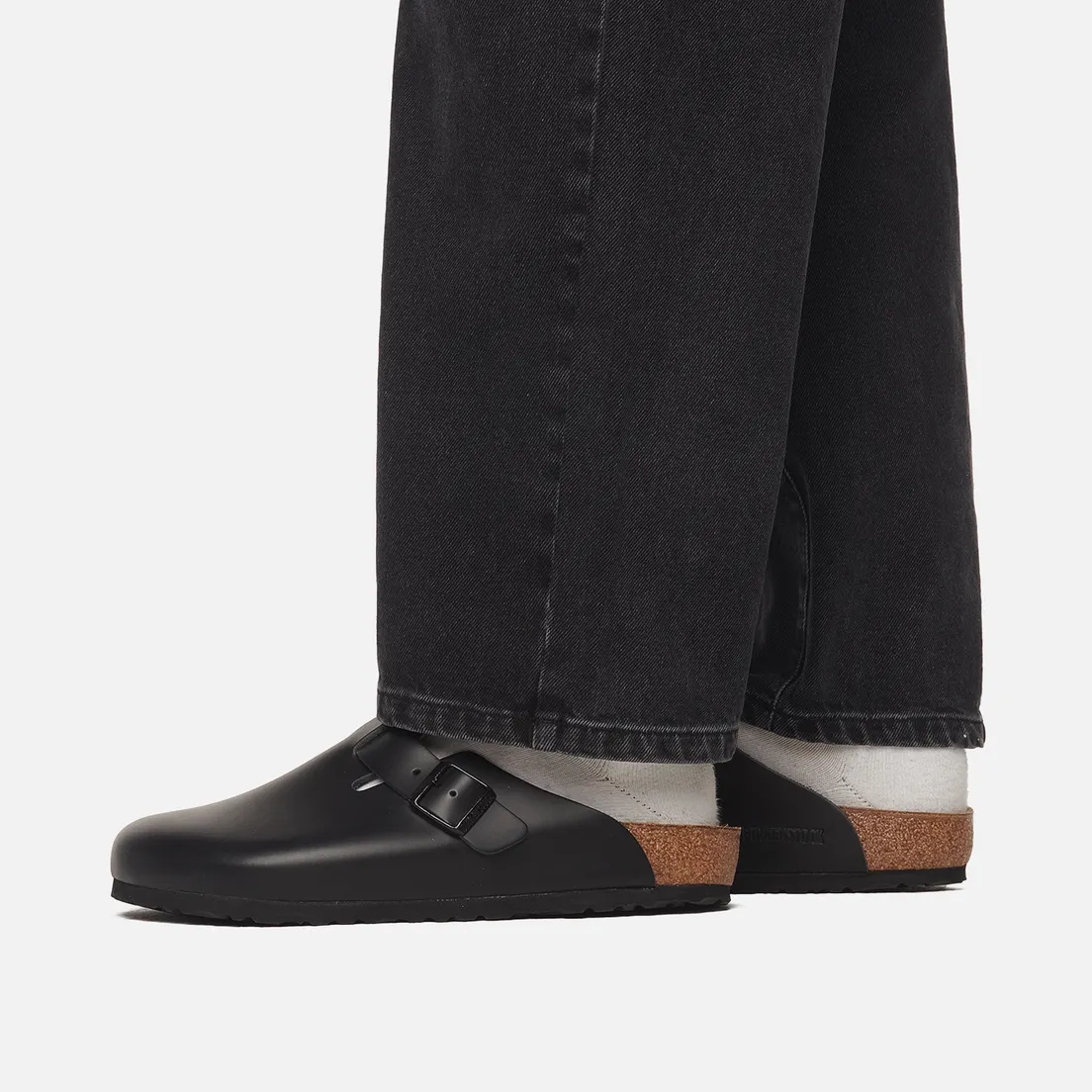 Birkenstock Сандалии Boston Natural Leather