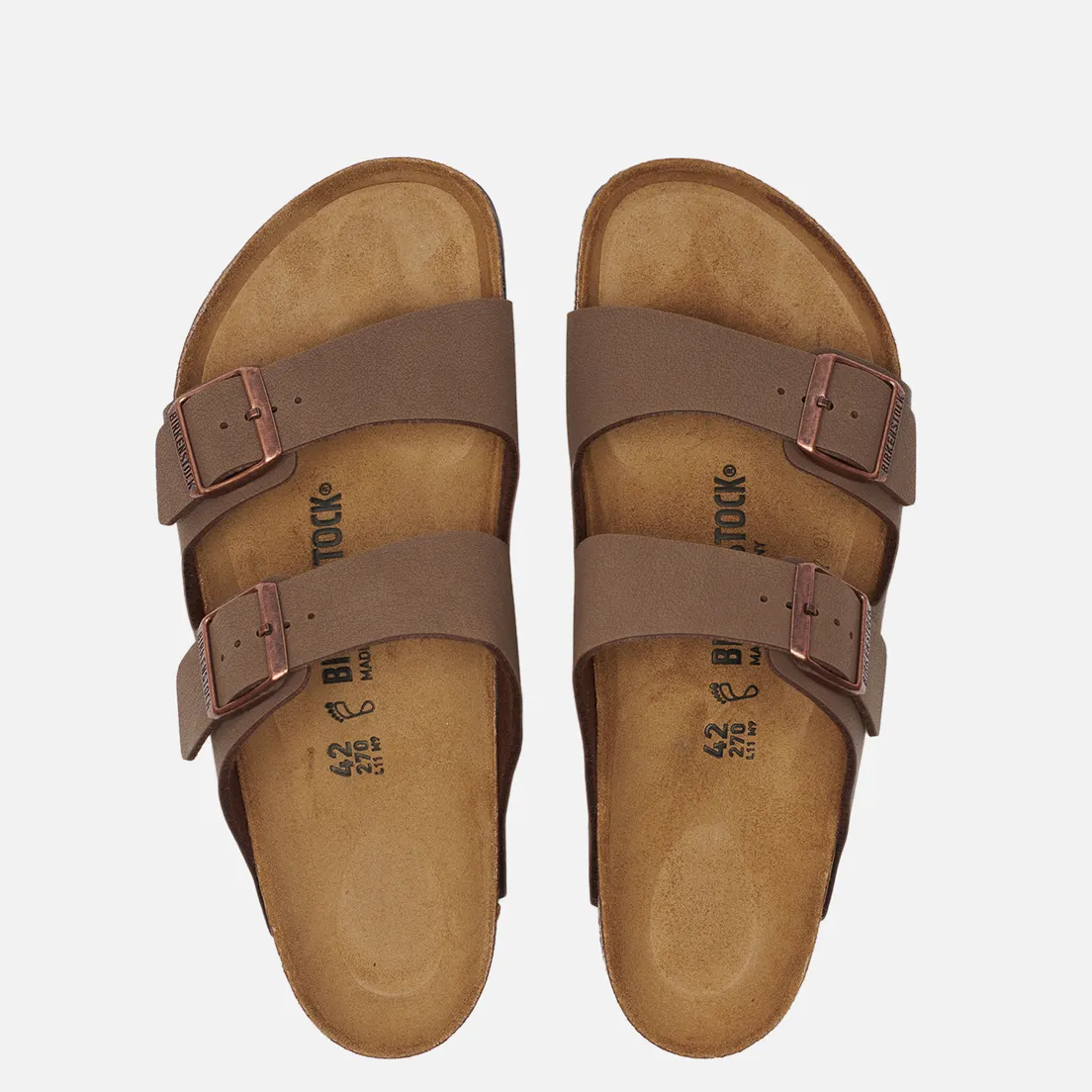 Birkenstock Мужские сандалии Arizona Birko-Flor Nubuck