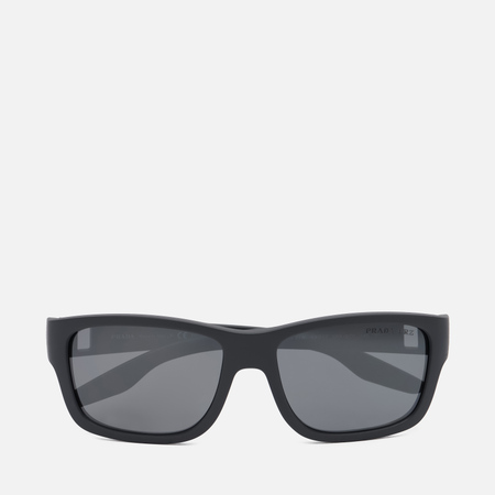Солнцезащитные очки Prada Linea Rossa 01WS-UFK07H-3P Polarized, цвет чёрный, размер 59mm