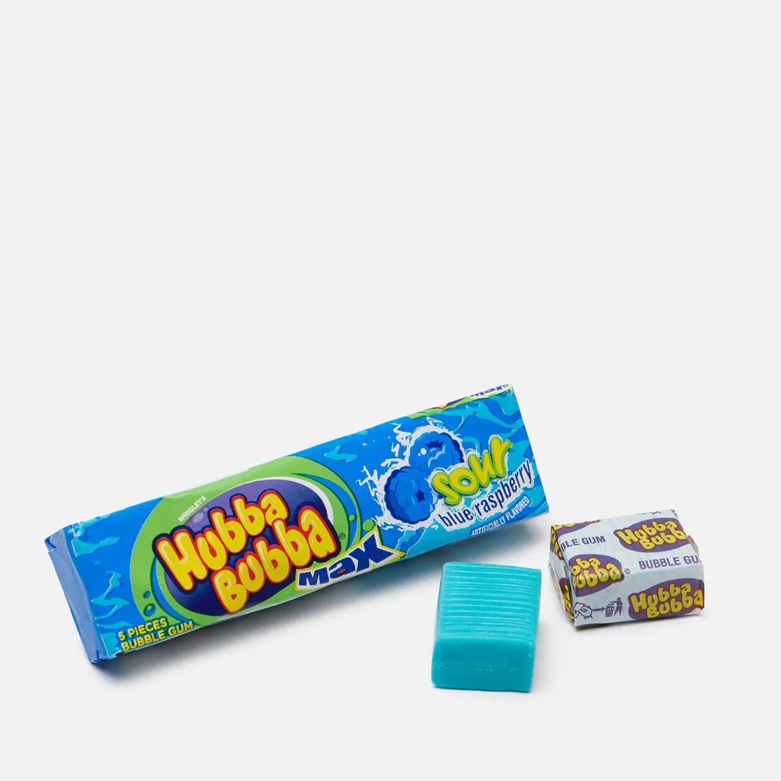 Hubba Bubba Жевательная резинка Mega Long Sour Blue Raspberry