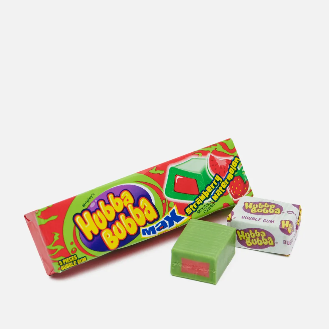 Hubba Bubba Жевательная резинка Max Strawberry Watermelon