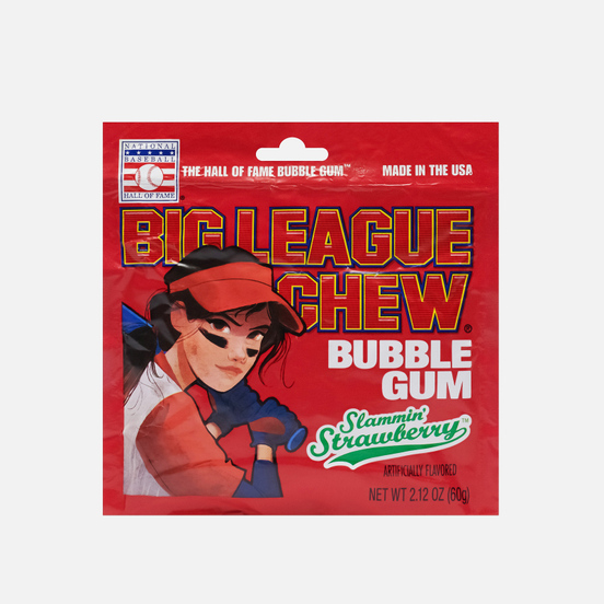 Жевательная резинка Big League Chew Strawberry