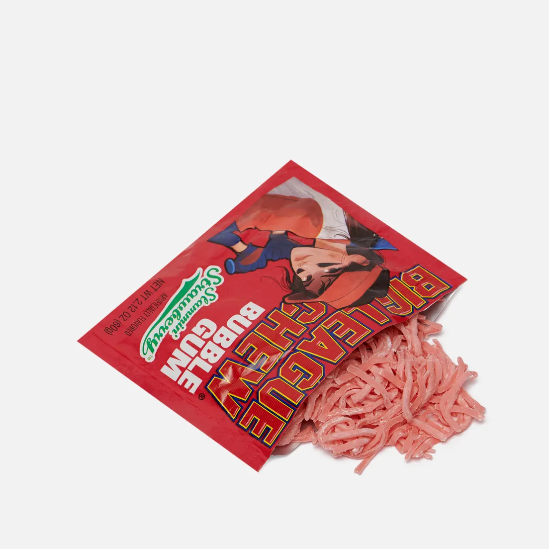 Big League Chew Жевательная резинка Strawberry