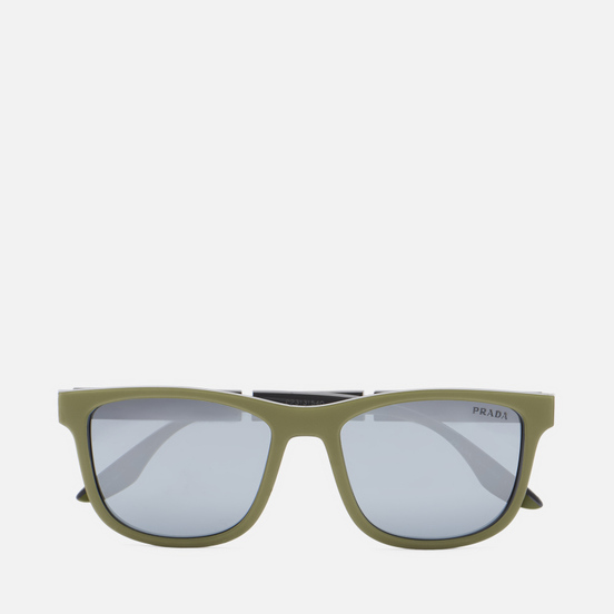 Солнцезащитные очки Prada Linea Rossa 04XS-03S0D3-3N Military Rubber/Dark Grey/Light Grey Mirror Black