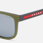 Солнцезащитные очки Prada Linea Rossa 04XS-03S0D3-3N Military Rubber/Dark Grey/Light Grey Mirror Black фото - 2