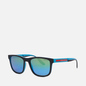 Солнцезащитные очки Prada Linea Rossa 04XS-05S05L-3N Black Rubber/Turquoise/Green Mirror Blue Grad Green фото - 1