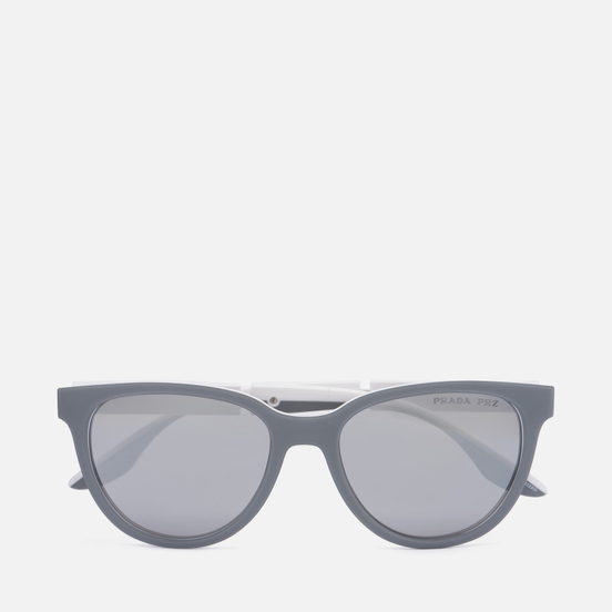 Солнцезащитные очки Prada Linea Rossa 05XS-04S04L-3P Polarized Grey Rubber/White/Polar Grey/Mirror Silver