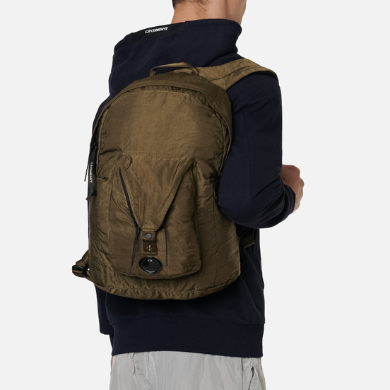 Рюкзак C.P. Company Nylon Satin Garment Dyed Ivy Green
