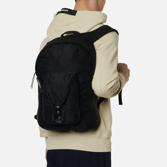 Рюкзак C.P. Company Nylon Satin Garment Dyed Black