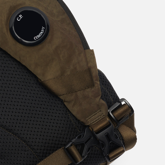 Рюкзак C.P. Company Nylon Satin Garment Dyed Shoulder Ivy Green