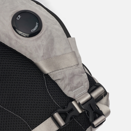 Рюкзак C.P. Company Nylon Satin Garment Dyed Shoulder Quiet Grey