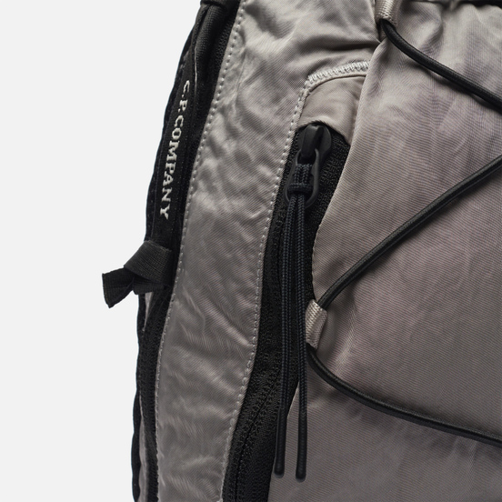 Рюкзак C.P. Company Nylon Satin Garment Dyed Shoulder Quiet Grey