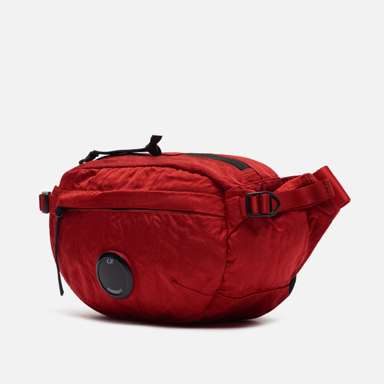 Сумка на пояс C.P. Company Nylon Satin Garment Dyed Pompeian Red