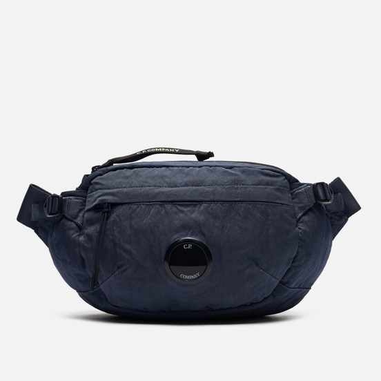 Сумка на пояс C.P. Company Nylon Satin Garment Dyed Ombre Blue