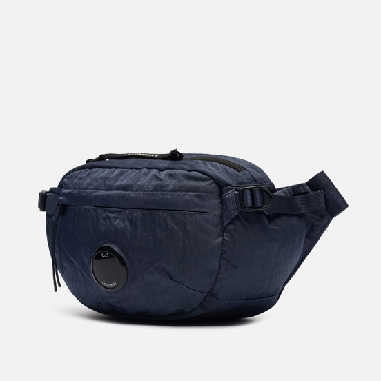 Сумка на пояс C.P. Company Nylon Satin Garment Dyed Ombre Blue