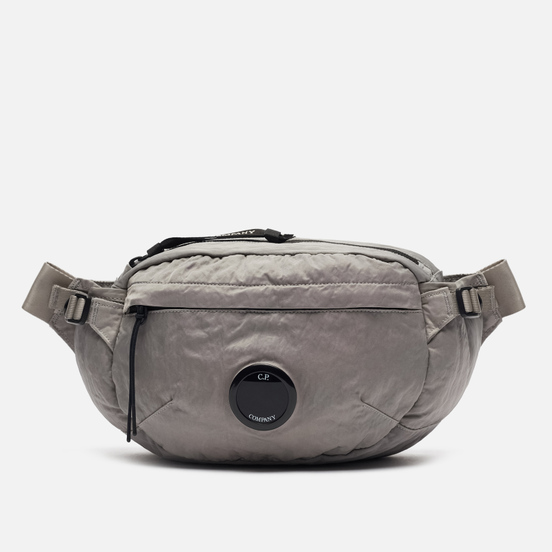 Сумка на пояс C.P. Company Nylon Satin Garment Dyed Quiet Grey