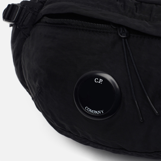 Сумка на пояс C.P. Company Nylon Satin Garment Dyed Black