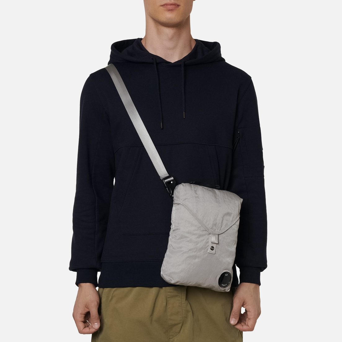 C.P. Company Сумка Nylon Satin Garment Dyed Shoulder Mini