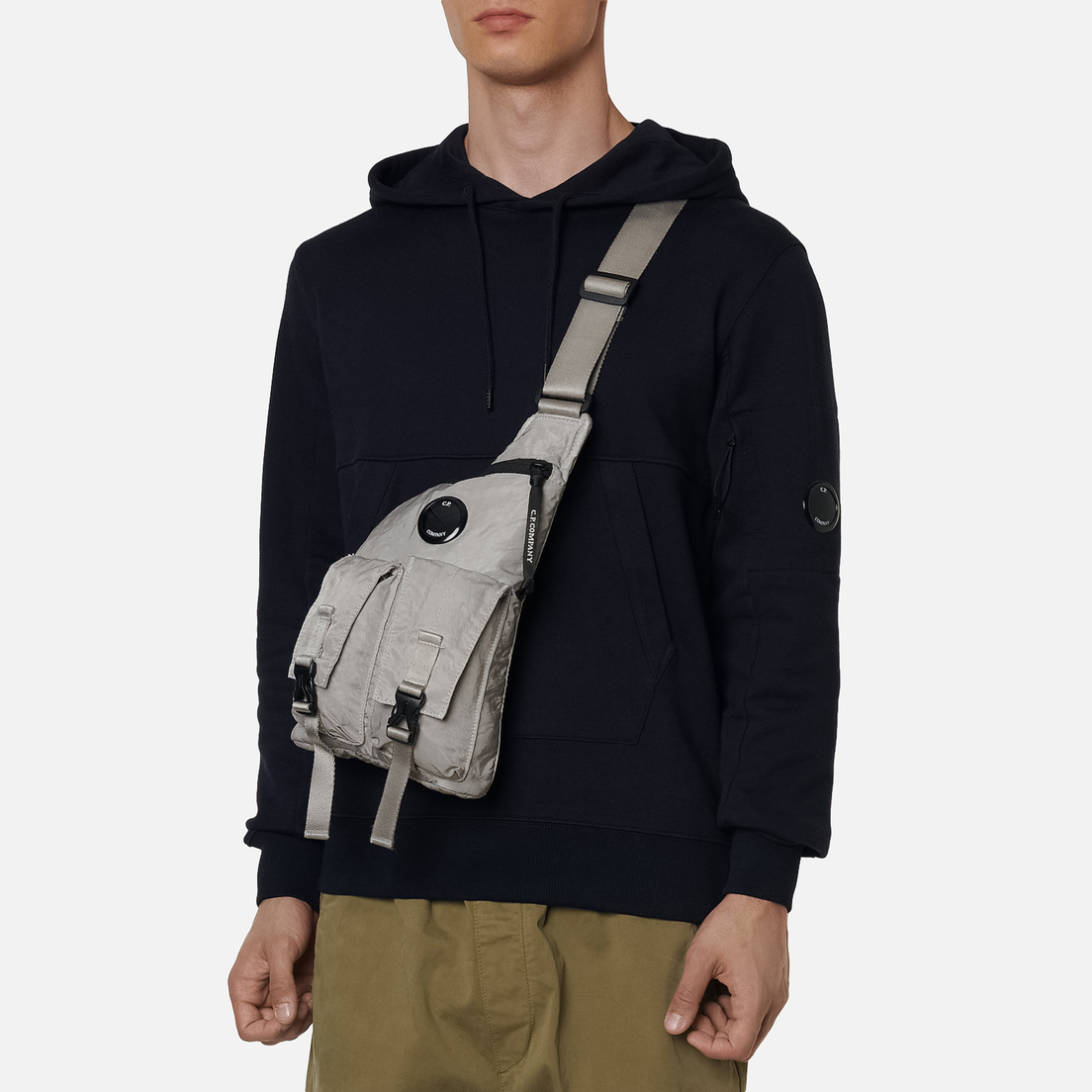 C.P. Company Сумка Nylon Satin Garment Dyed Shoulder