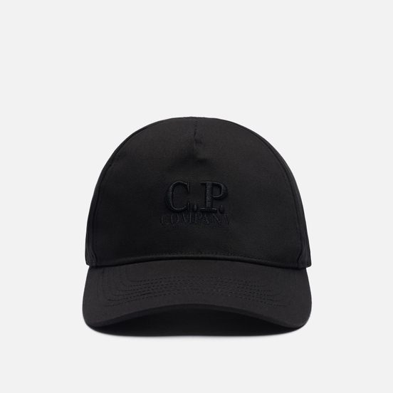 Кепка C.P. Company Gabardine Baseball Classic Logo Black