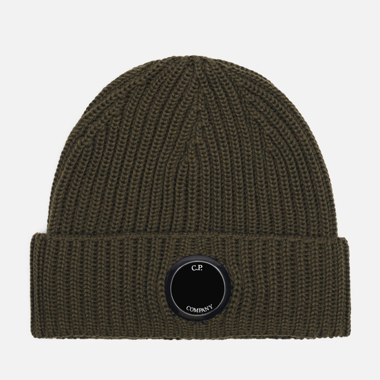 Шапка C.P. Company Extrafine Merino Wool Lens Rosin