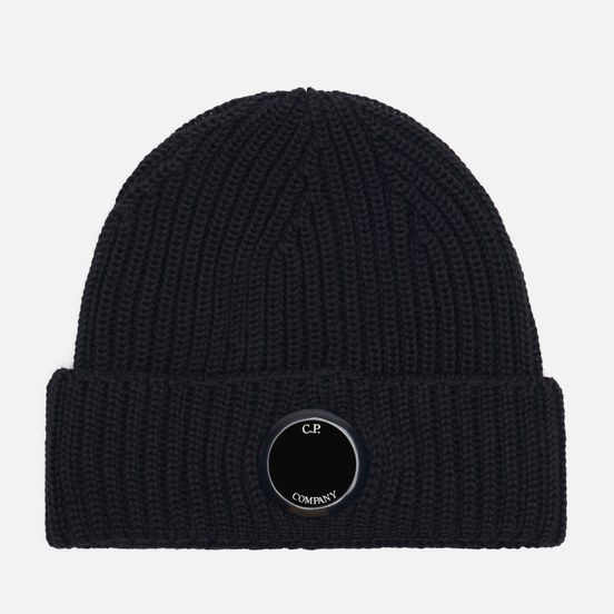 Шапка C.P. Company Extrafine Merino Wool Lens Black