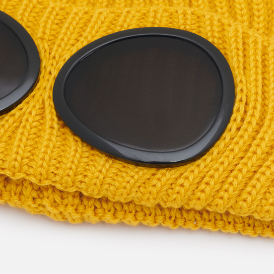 Шапка C.P. Company Extrafine Merino Wool Goggle Mineral Yellow