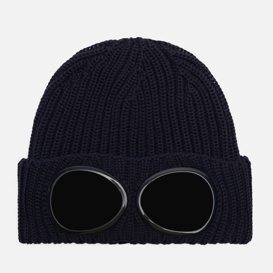 Шапка C.P. Company Extrafine Merino Wool Goggle Total Eclipse