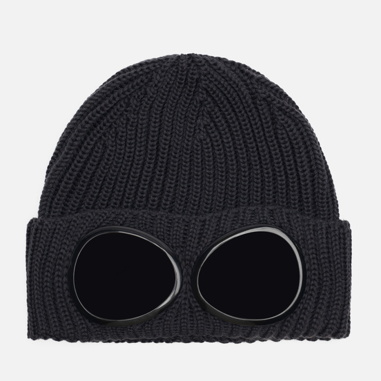Шапка C.P. Company Extrafine Merino Wool Goggle Dark Fog Grey