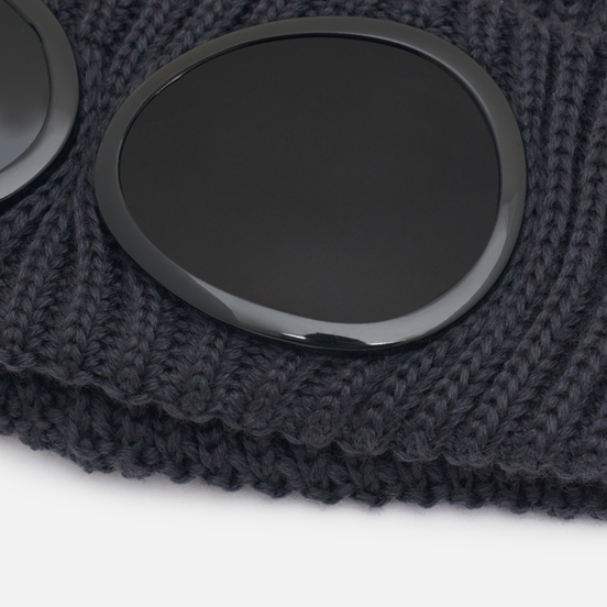 Шапка C.P. Company Extrafine Merino Wool Goggle Dark Fog Grey