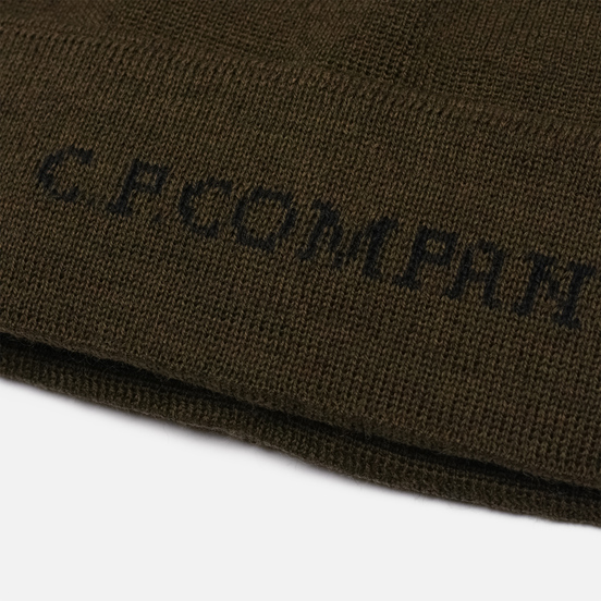 Шапка C.P. Company Merino Wool Jacquard Rosin