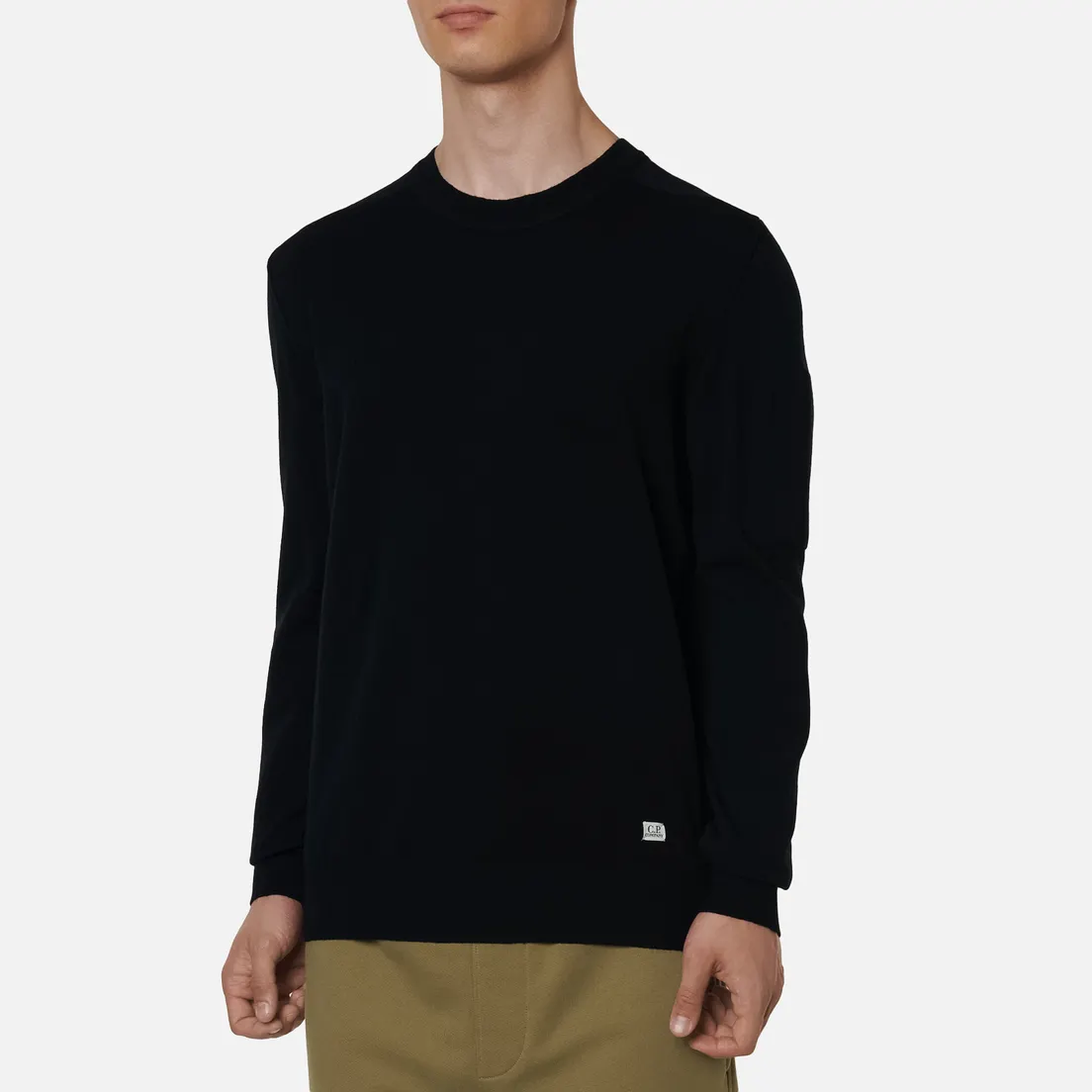 C.P. Company Мужской свитер Extrafine Merino Wool Pocket Lens