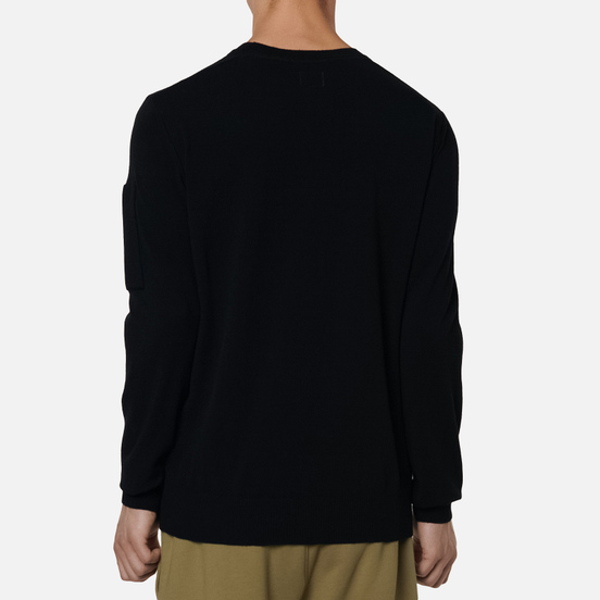 Мужской свитер C.P. Company Extrafine Merino Wool Pocket Lens Black
