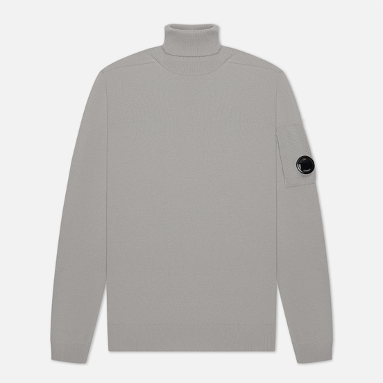 Мужской свитер C.P. Company Turtle Neck Merino Wool Quiet Grey