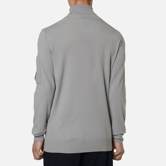 Мужской свитер C.P. Company Turtle Neck Merino Wool Quiet Grey