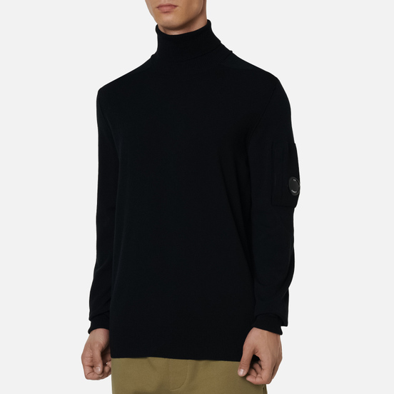Мужской свитер C.P. Company Turtle Neck Merino Wool Black