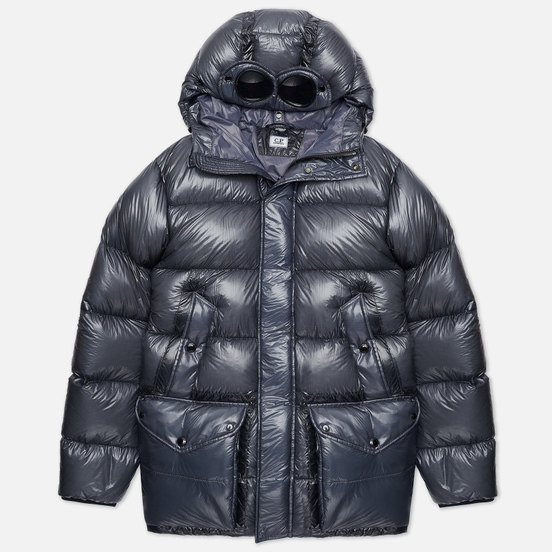 Мужской пуховик C.P. Company D.D. Shell Hooded Lens Ombre Blue