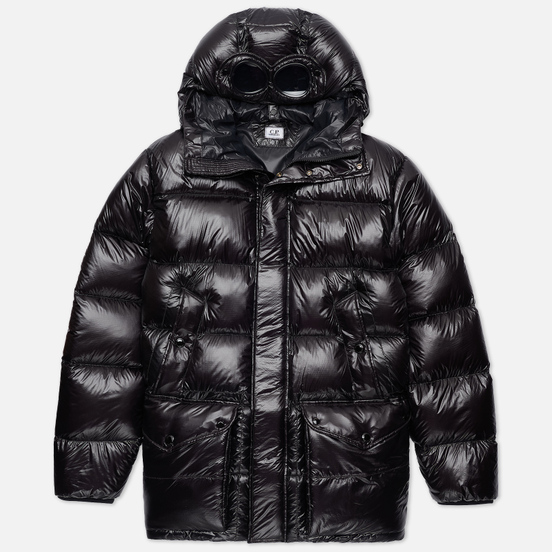 Мужской пуховик C.P. Company D.D. Shell Hooded Lens Black