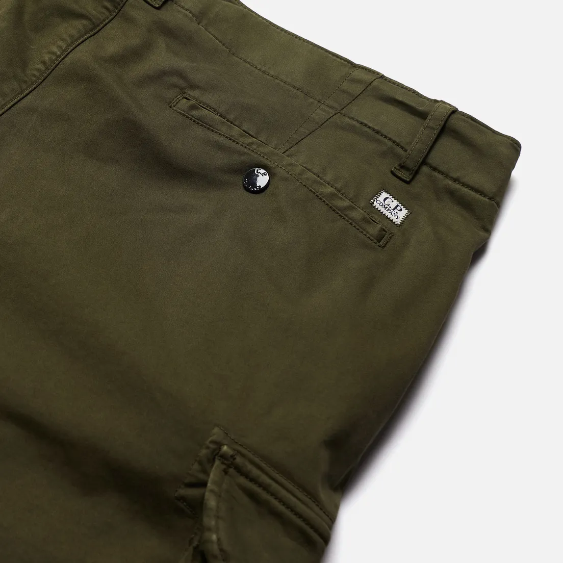C.P. Company Мужские брюки Lens Pocket Garment Dyed Stretch Sateen Ergonomic Fit