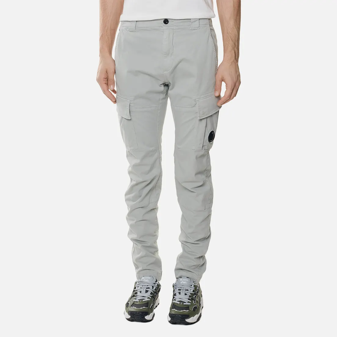 C.P. Company Мужские брюки Lens Pocket Garment Dyed Stretch Sateen Ergonomic Fit