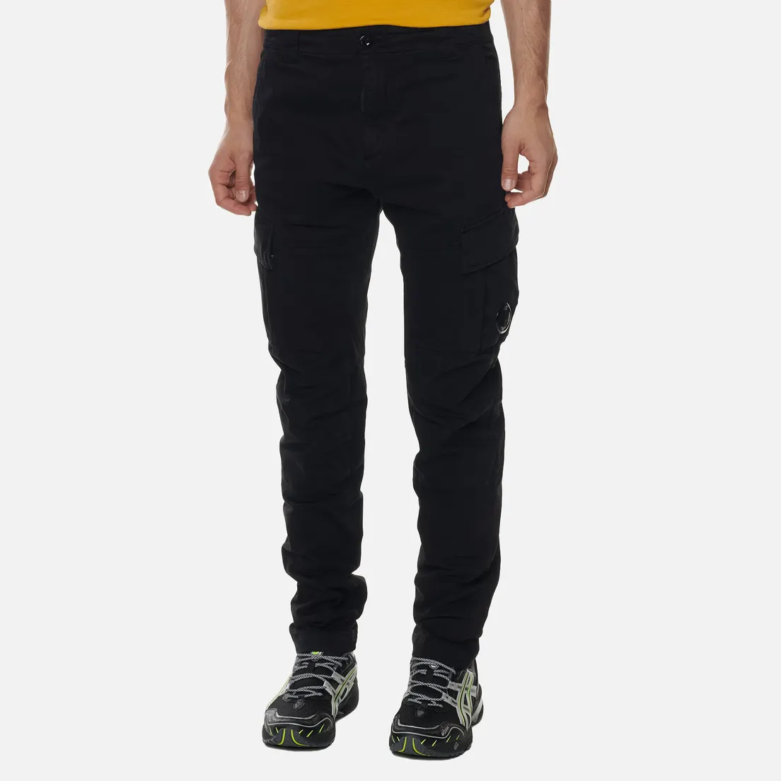 C.P. Company Мужские брюки Lens Pocket Garment Dyed Stretch Sateen Ergonomic Fit