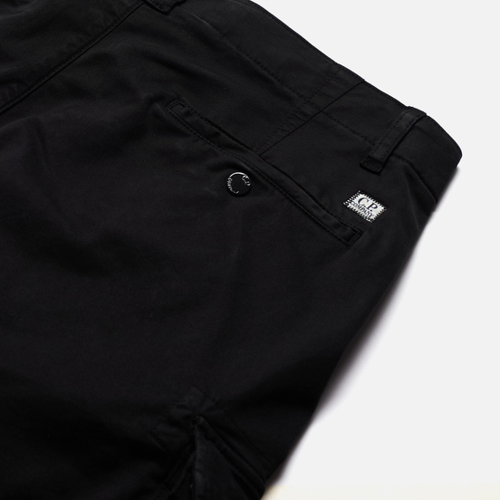 Мужские брюки C.P. Company Cargo Garment Dyed Stretch Sateen Ergonomic Fit Black